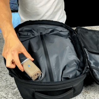 Black Vacation Backpack